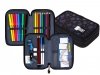 Piórnik dwupoziomowy z wyposażeniem Black cats PC-04 koty#G2