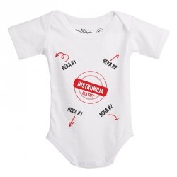 Baby Instructions - Body z instrukcją dla Taty