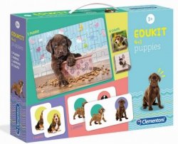 EDU KIT PIESKI PUPPIES MEMO DOMINO KOSTKI PUZZLE #CZ