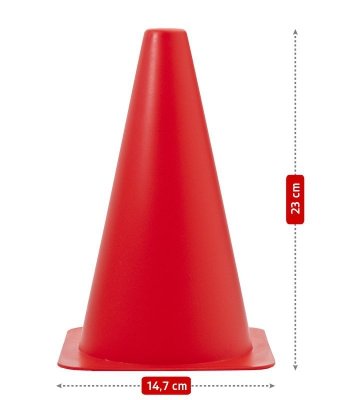 PACHOŁKI TRENINGOWE ALLRIGHT 23cm RED