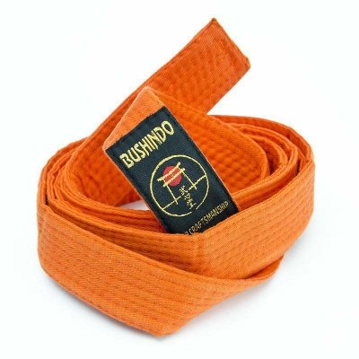 PAS DO KIMON 220cm pomarańczowy BUSHINDO