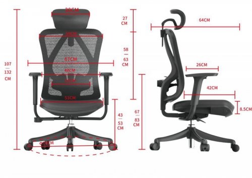 Fotel ergonomiczny ANGEL biurowy obrotowy Europa 2.0