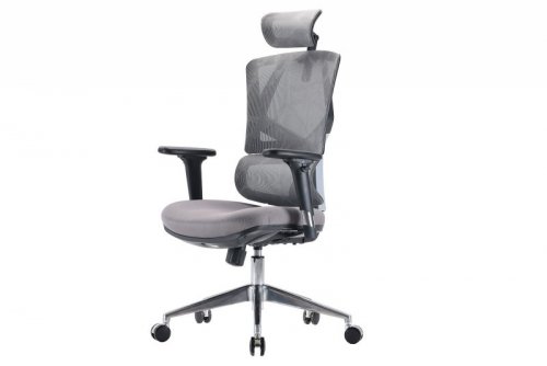 Fotel ergonomiczny ANGEL biurowy obrotowy Dakota 2.0 Grafitowy