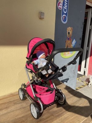 Wózek dla lalek gondola nosidło regulacja #CZ