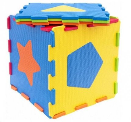 Mata Piankowa Puzzle Piankowe Figury Kolorowe #CZ