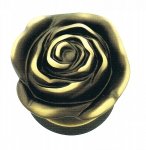 Gałka Rose obrotowa AN rozeta 108 anticato kpl 