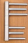 Zawias MX AS 16 x 117 mm bez ozdoby nik sat mazerowany 