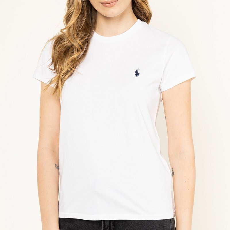 biały t shirt tommy hilfiger damski