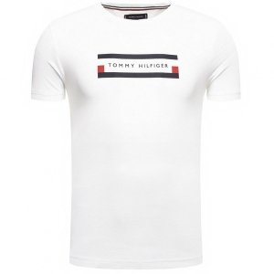 Tommy Hilfiger t-shirt koszulka męska biały MW0MW12510