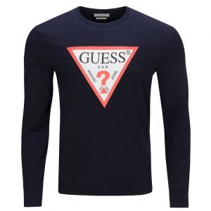 Guess koszulka longsleeve męska granatowa M1RI31I3Z11-G7U2
