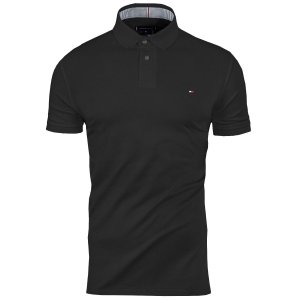 Tommy Hilfiger koszulka polo polówka męska Regular Fit czarna MW0MW17770-BDS