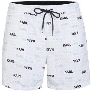 Karl Lagerfeld spodenki szorty męskie białe KL21MBM06