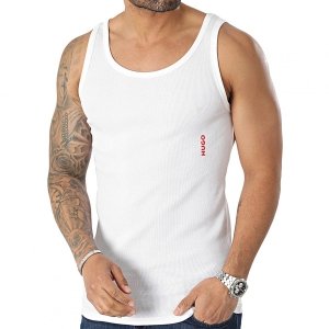 Hugo Boss t-shirt koszulka tank top męska biała 50469790