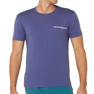 Emporio Armani t-shirt koszulka męska fioletowy 111267-3R717-50936