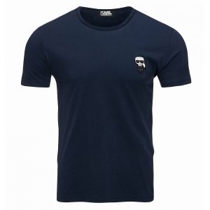 Karl Lagerfeld  t-shirt koszulka męska granatowa