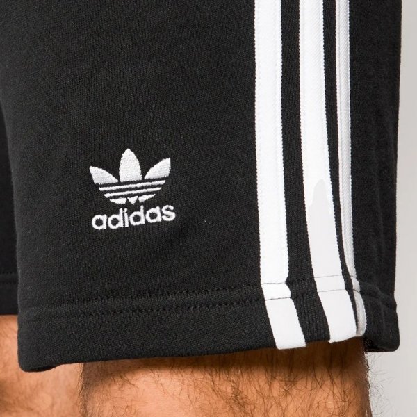 Adidas spodenki dresowe męskie kieszenie na zamki czarne DH5798