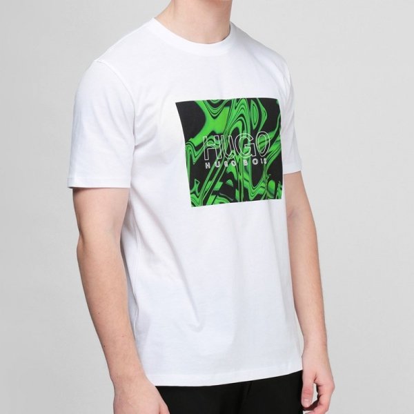 Hugo Boss t-shirt koszulka męska biała 50463213