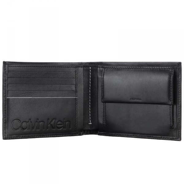 Calvin Klein portfel męski skóra czarny K50K504414 001