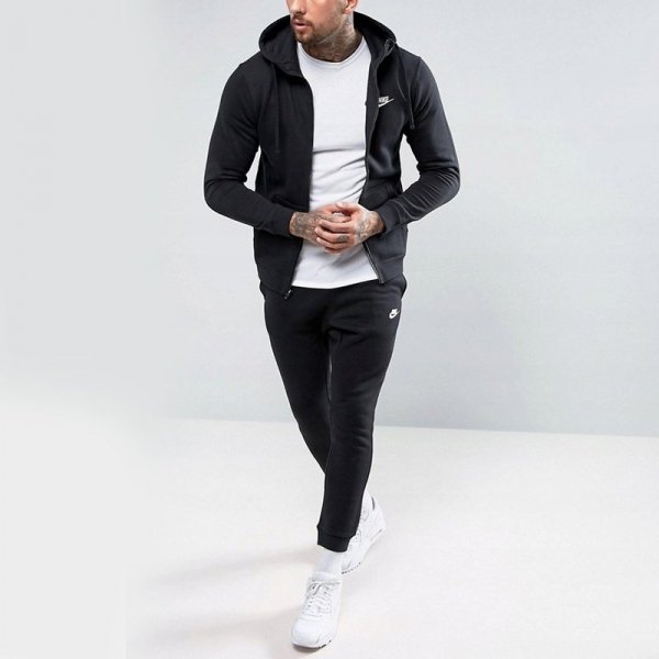 Nike bluza męska Full-Zip Hoodie czarna 804389-010