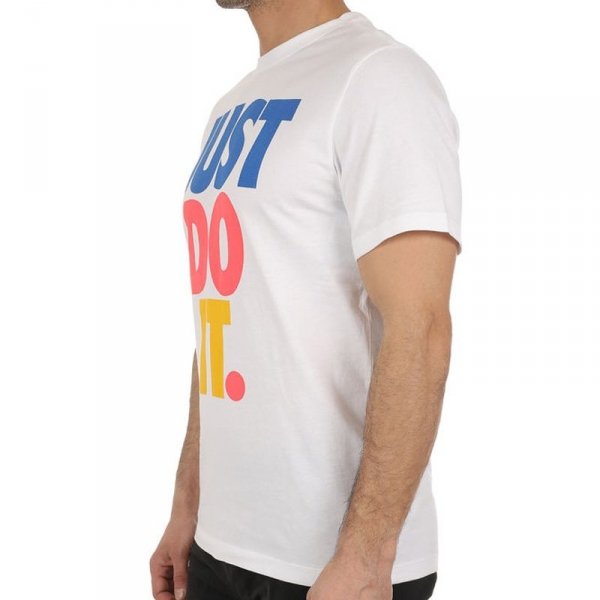 Nike męski t-shirt koszulka biała Just Do It CK2309-100