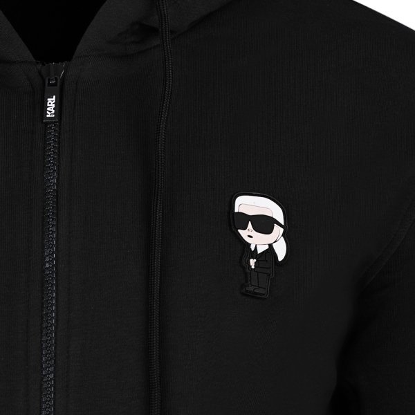 Karl Lagerfeld bluza rozpinana męska czarna 705042-532900-990
