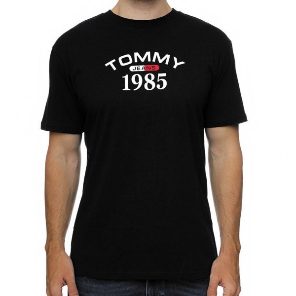 Tommy Jeans Hilfiger t-shirt koszulka męska czarny DM0DM16842