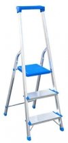 DRABINA ALUMINIOWA WOLNOSTOJĄCA 130CM 2 STOPNIE + PODEST