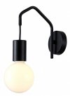 BASSO KINKIET 1X40W E27 CZARNY MATOWY