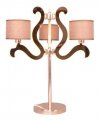 AMBROSIA 3 LAMPKA GABINETOWA 3X40W E14 + 18,4W LED MIEDZIANY