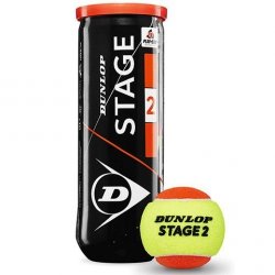 Piłka tenisowa Dunlop Stage 2 Orange 3 pomarańczowy 