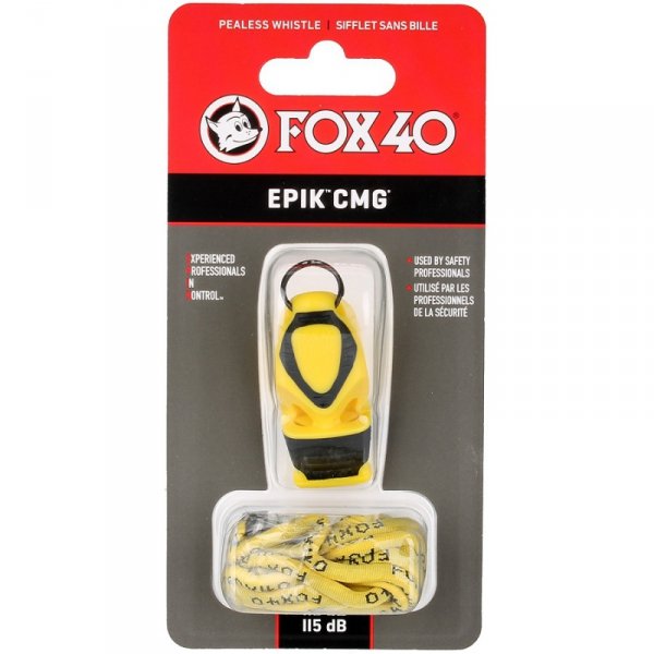Gwizdek Fox 40 Epik 115 dB żółty