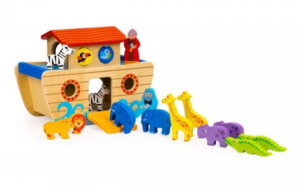 Zabawka edukacyjna sorter arka Noego +16 figurek