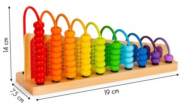 Drewniane liczydło dla dzieci zabawka edukacyjna