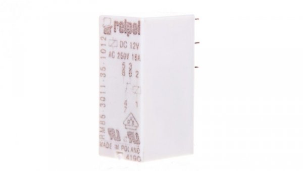 Przekaźnik miniaturowy 1P 16A 12V DC PCB AgNi RM85-3011-35-1012 604574 /20szt./