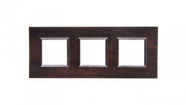 DANTE Ramka potrójna drewno WENGE 4523383