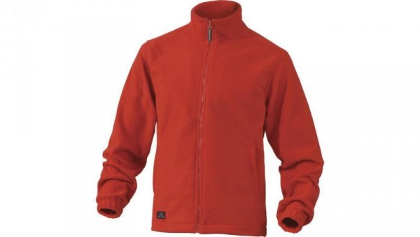 Bluza z polaru poliestru, 280G czerwona rozmiar XXL VERNOROXX