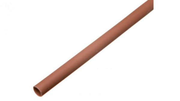 Rura termokurczliwa cienkościenna, odcinki 1m (100 szt.), CR 2,4/1,2 brązowa, 427516