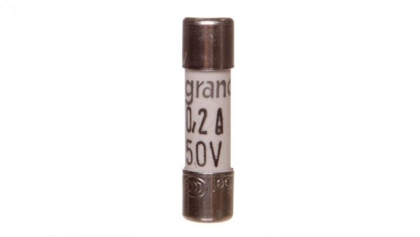 Wkładka bezpiecznikowa cylindryczna 5x20mm 0,2A F 250V 010202