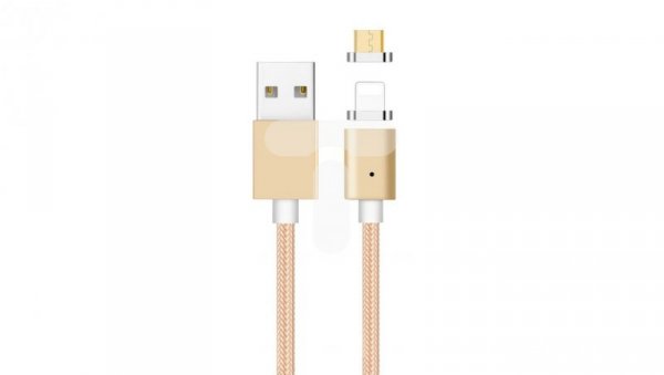 Kabel magnetyczny 2w1 microUSB/Ligtning LIBOX LB0113