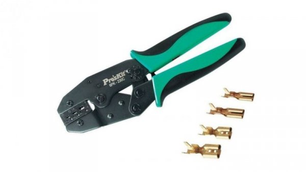 Zaciskarka konektorów nieizolowanych AWG: 10-12,14-16,18-20 Pros Kit 6PK-230C / 22251