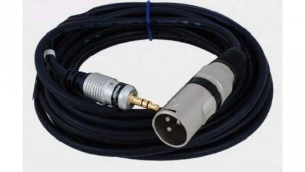 Kabel przyłącze Hi-End wtyk XLR / wtyk Jack 3.5 stereo MK31 /1,5m/