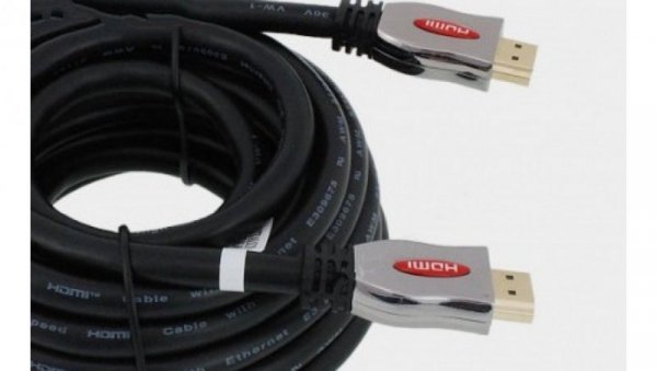 Kabel przyłącze ultra HDMI V2.0 28AWG 600MHz 18Gbit/s 3D HDMI kanał zwrotny audio ARC Ethernet złocone HDK60 /2,5m/