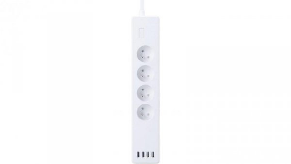 Listwa zasilająca smart Wifi 4 gniazda AC, 4 porty USB R4027
