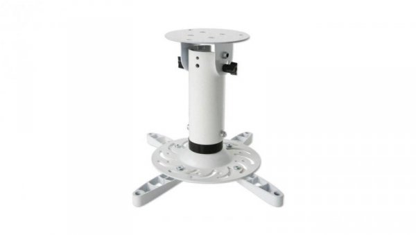 Uchwyt do Projektora Sufitowy 20cm 15kg Biały Regulowany ICA-PM 200WH