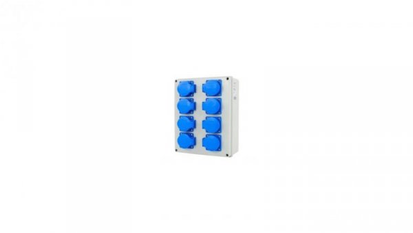 Rozdzielnica siłowa n/t 8x230V IP44 NBOX24.5 248x199x95mm NBOX24.5