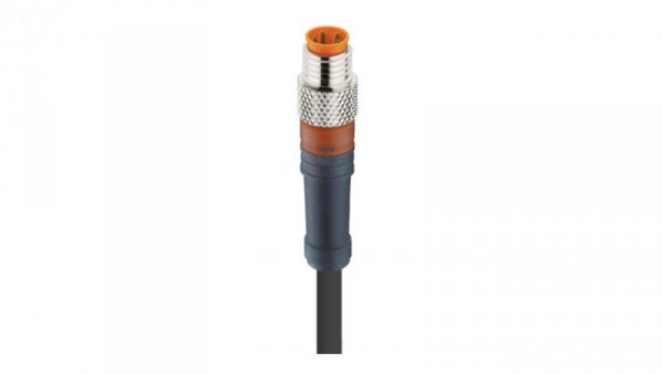 Kabel konfekcjonowany jednostronnie zakończony złącze M8 4-pin męskie proste z samoblokującym gwintem RSMV 4-225/10 M