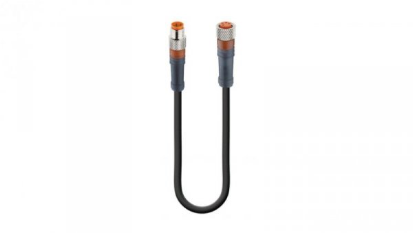 Kabel konfekcjonowany obustronne złącza M8 4-pin męskie proste M8 4-pin żeńskie proste RSMV 4-RKMV 4-225/7 M