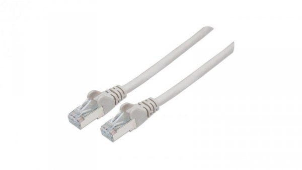 Patchcord SFTP 0,5M C6A Lszh Szary 317092