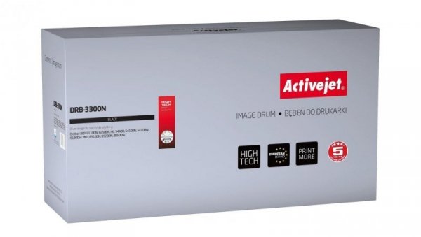 Bęben Activejet DRB-3300N (zamiennik Brother DR-3300 Supreme 30 000 stron czarny)