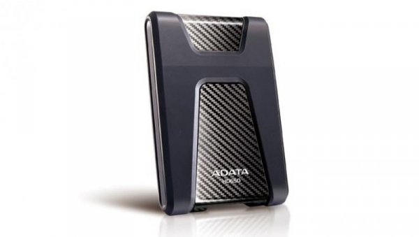 Dysk zewnętrzny HDD ADATA DashDrive Durable HD650 AHD650-1TU3-CBK (1 TB 2.5 USB 3.1 32 MB 5400 obr/min kolor czarny)